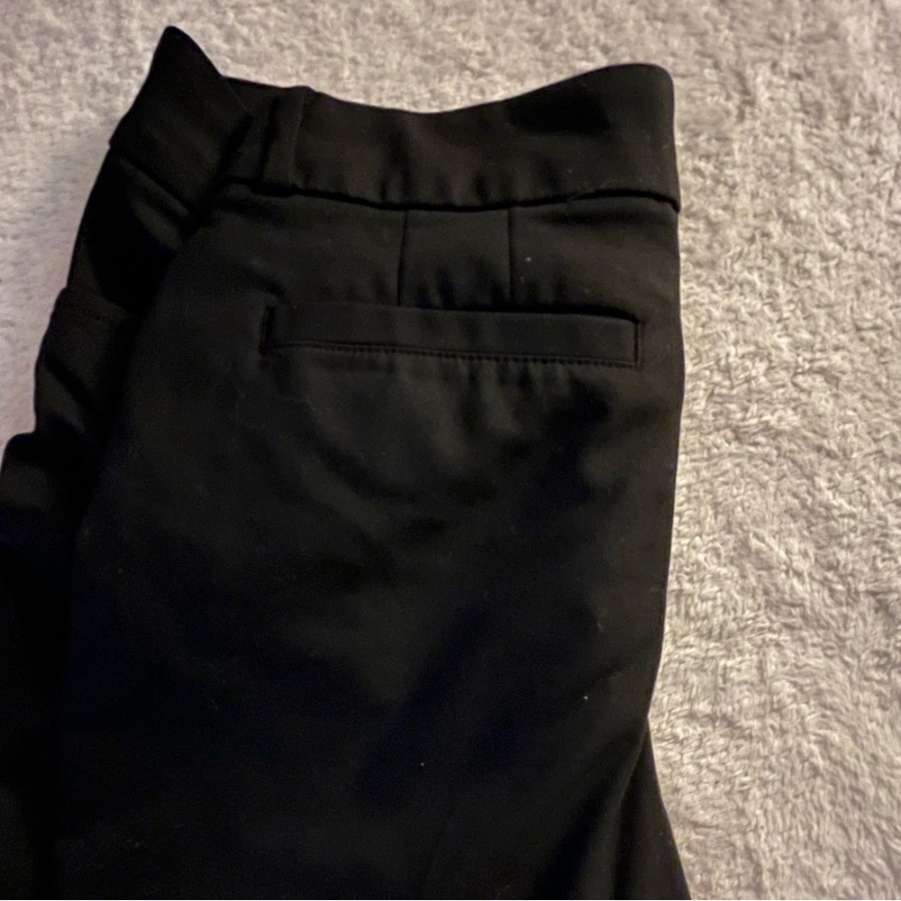 Black Mid Rise Slacs - Picture 2 of 3